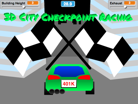 3D City Checkpoint Racing